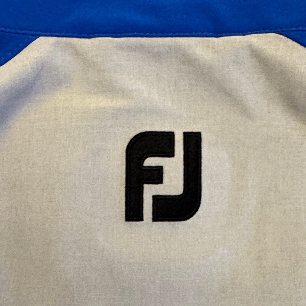 Foot Joy DryJoys Tour LTS Men's Performance Jacket - Blue and Gray size L - Picture 10 of 10